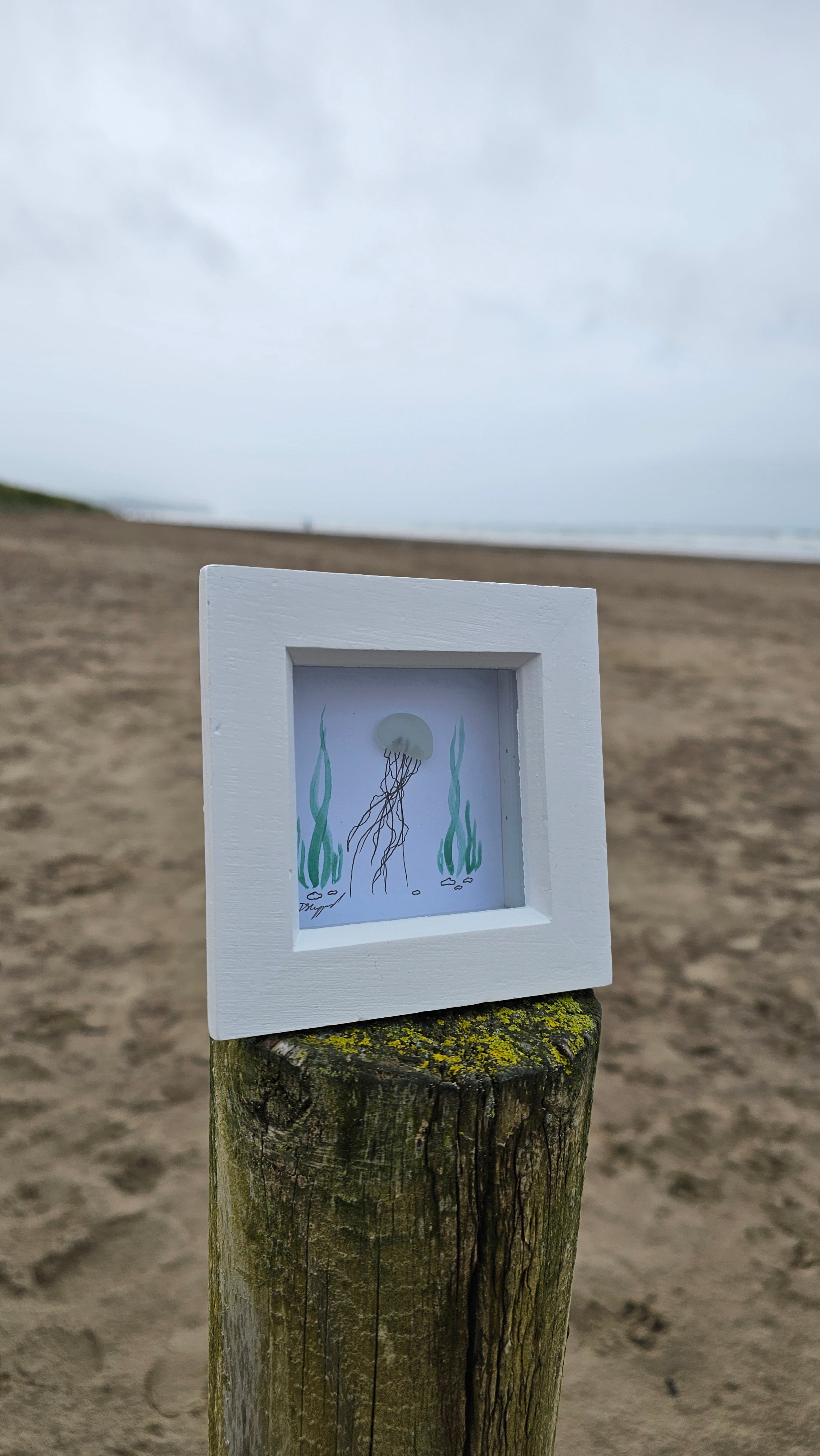 Mini Sea Glass Jellyfish