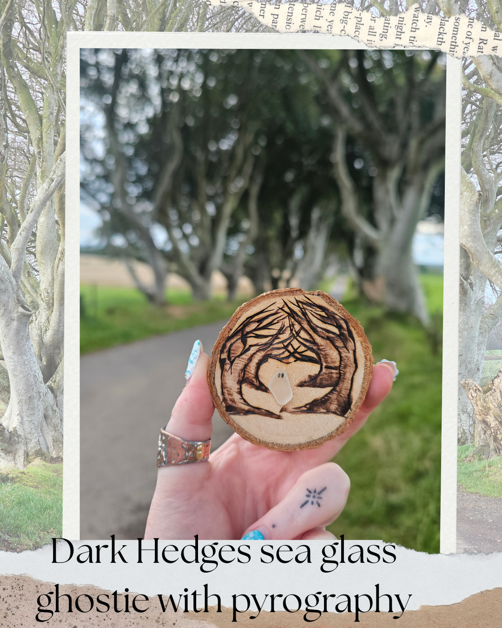 Pyrography Dark Hedges