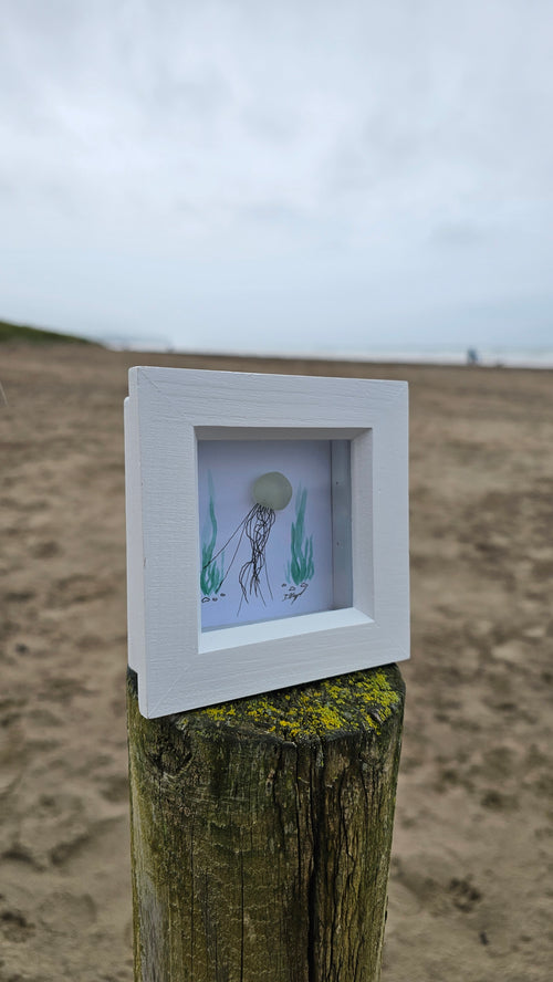 Mini Sea Glass Jellyfish
